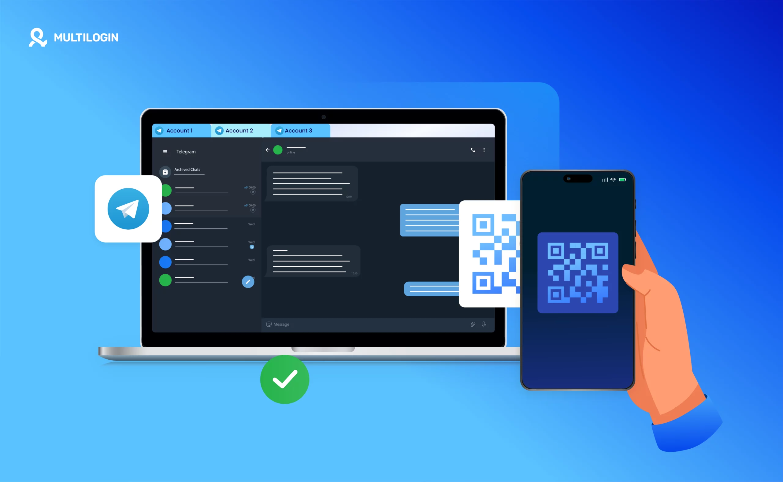Telegram account purging platform